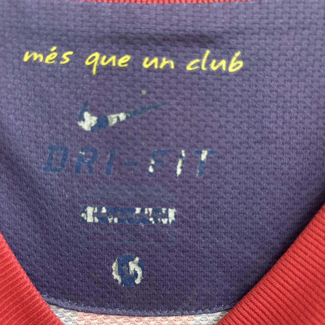 バルセロナ　リオネルメッシ　サッカー　ユニフォーム　古着　90s