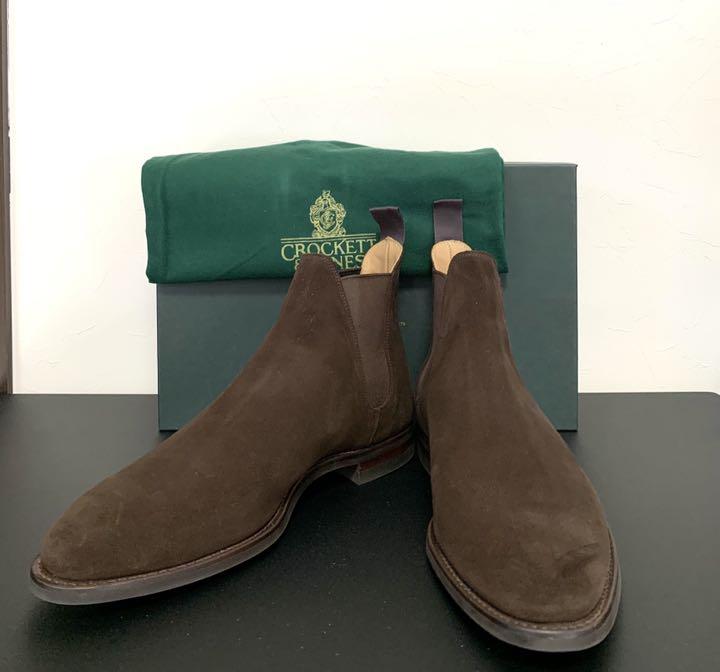 CROCKETT&JONES chelsea8darkbrown8Eラスト341