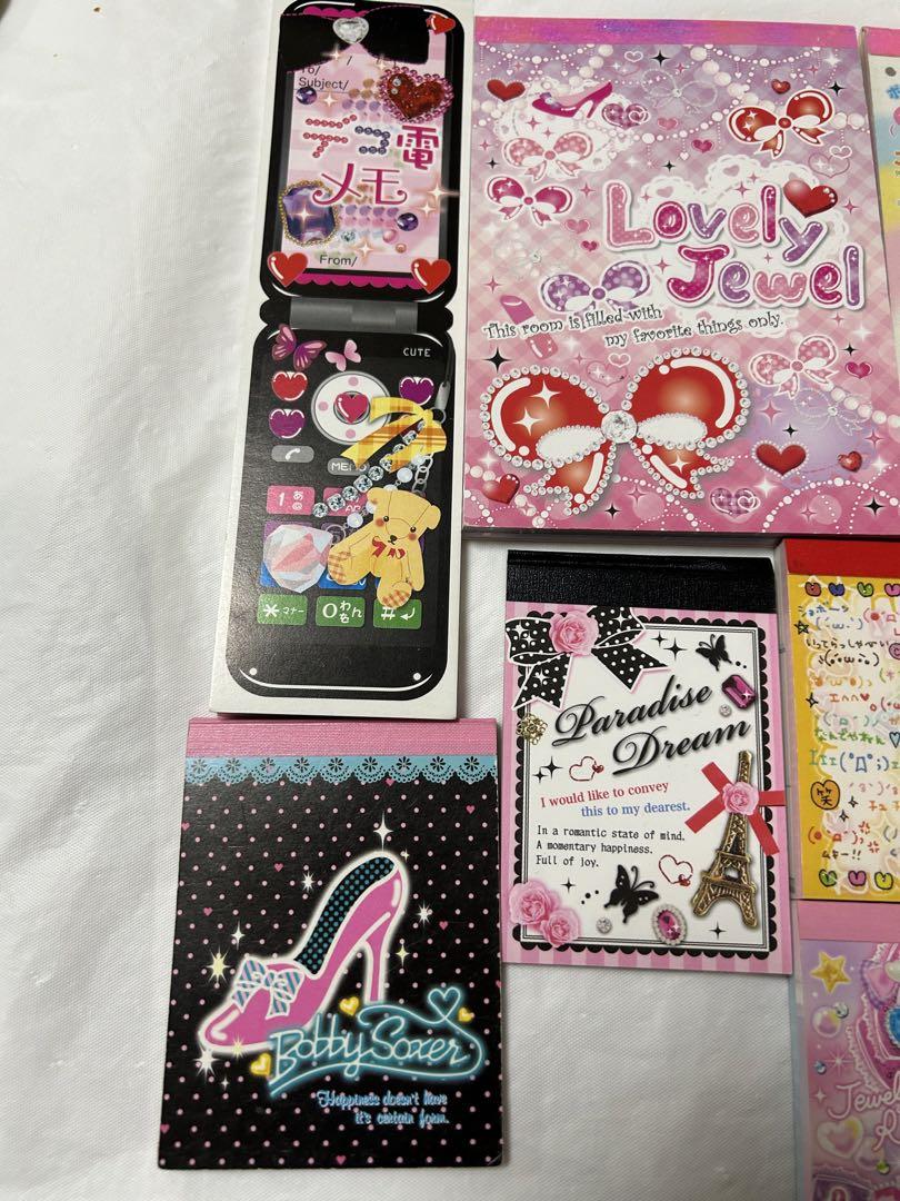 平成レトロファンシー女の子メモ帳おまとめ売り大量