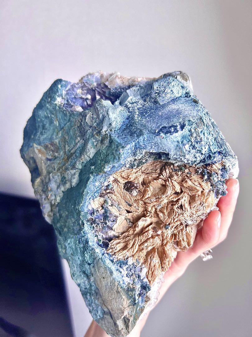 美✨定価158000円3.5kg! フラワー アメジスト 原石 アリエルのお城✨