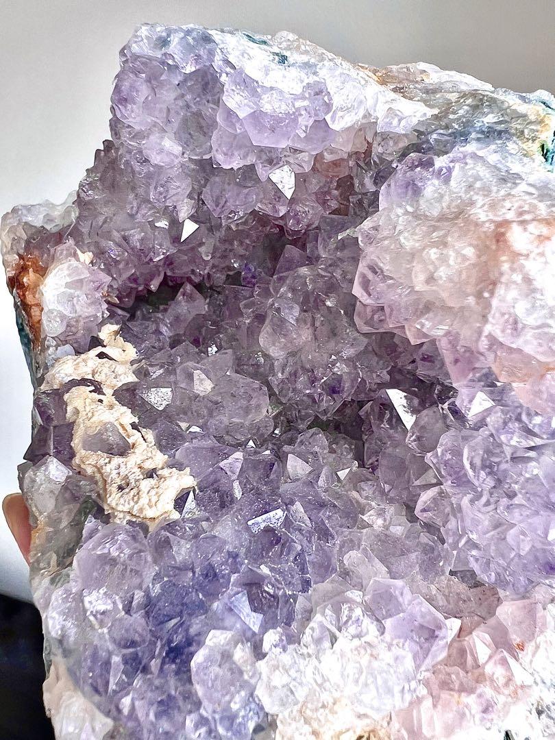 美✨定価158000円3.5kg! フラワー アメジスト 原石 アリエルのお城✨