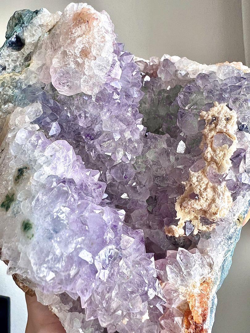 美✨定価158000円3.5kg! フラワー アメジスト 原石 アリエルのお城✨