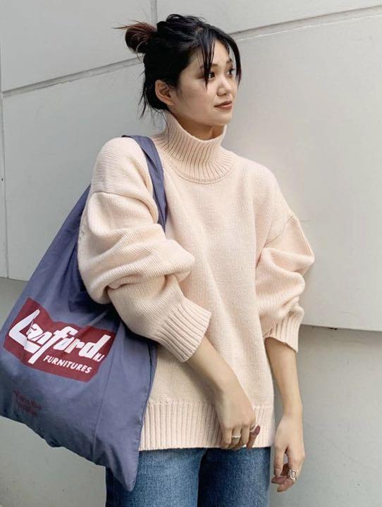 格安人気SALE ハイネックボリュームカラーニット 5t4ur-m18305526633 超激得格安