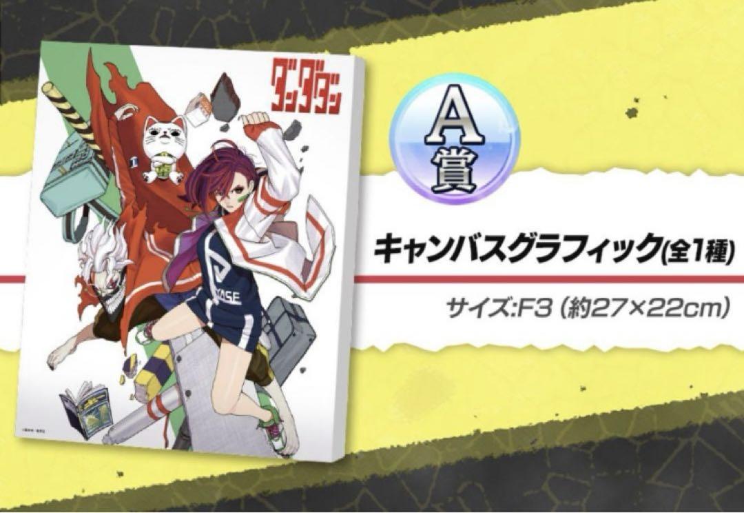 セガ　ラッキーくじ　ダンダダン　A賞　キャンパスグラフィック　描き下ろし