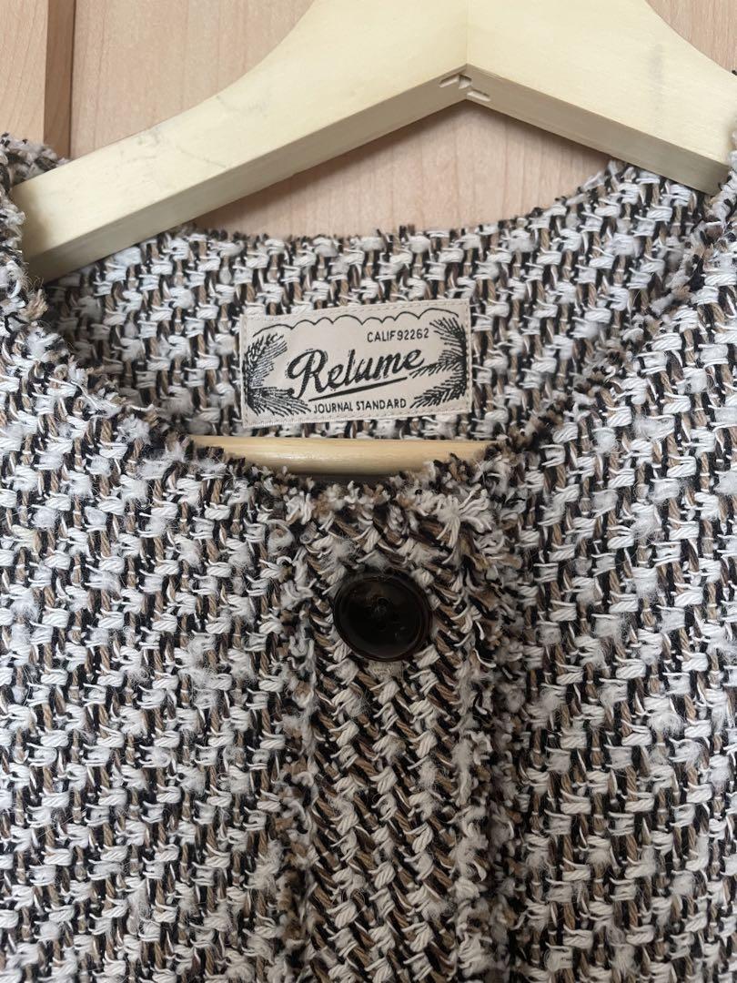 relume JOURNAL STANDARD ツイード ジャケット グレー系 - メルカリ