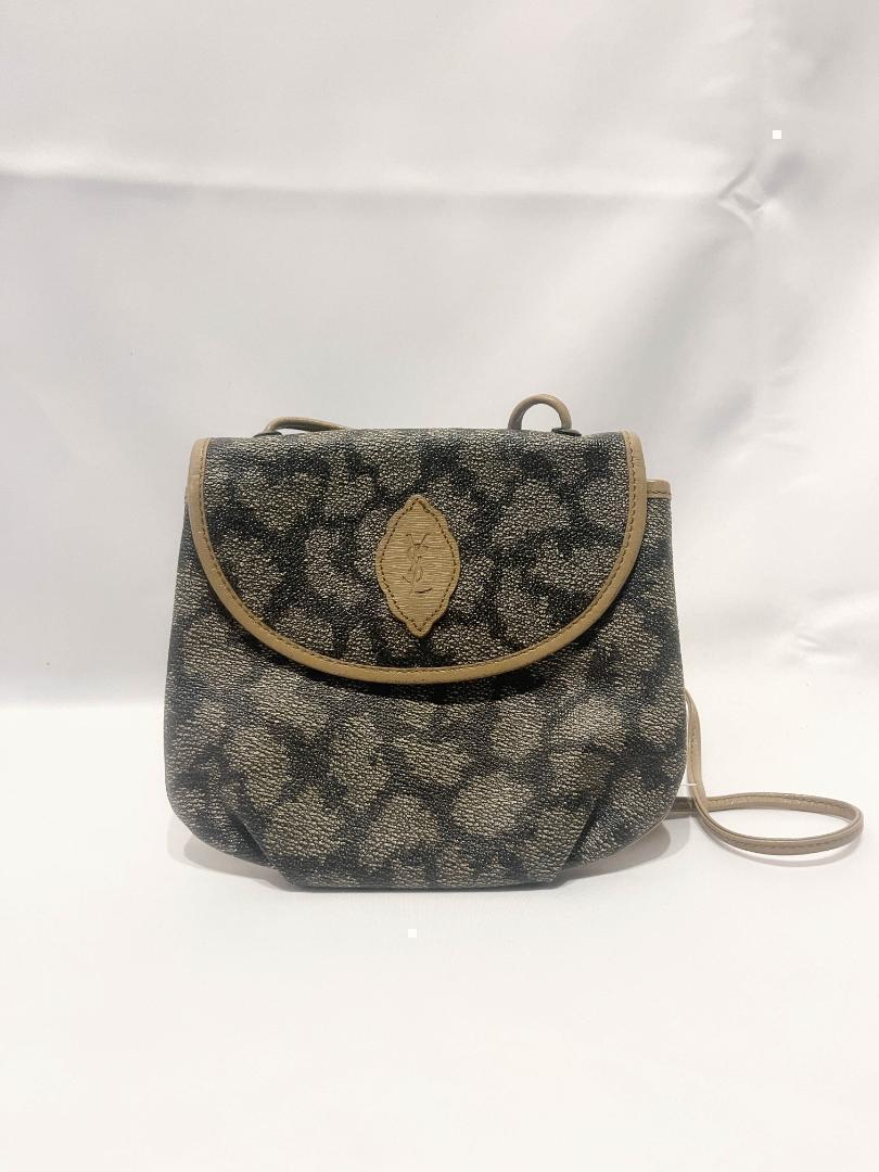 最終価格✨YSL イヴサンローラン グレー ショルダーバッグ 上品カジュアル◎