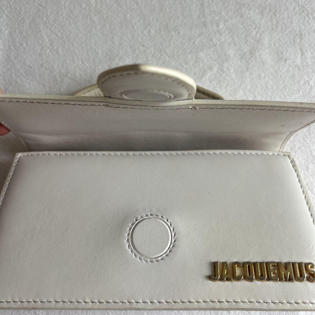 JACQUEMUS ホワイト クラッチバッグミニバッグ