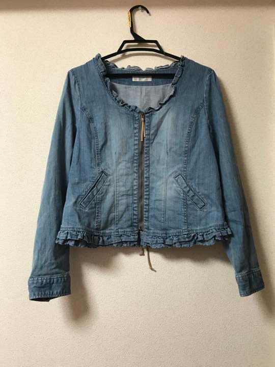 1080円 【希少!!】 レストローズ 大きいサイズ 13 デニムジャケット