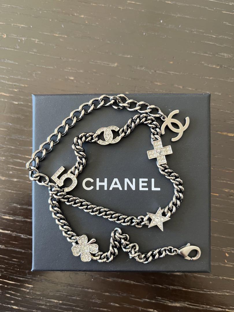 CHANEL チョーカー ネックレス シルバー