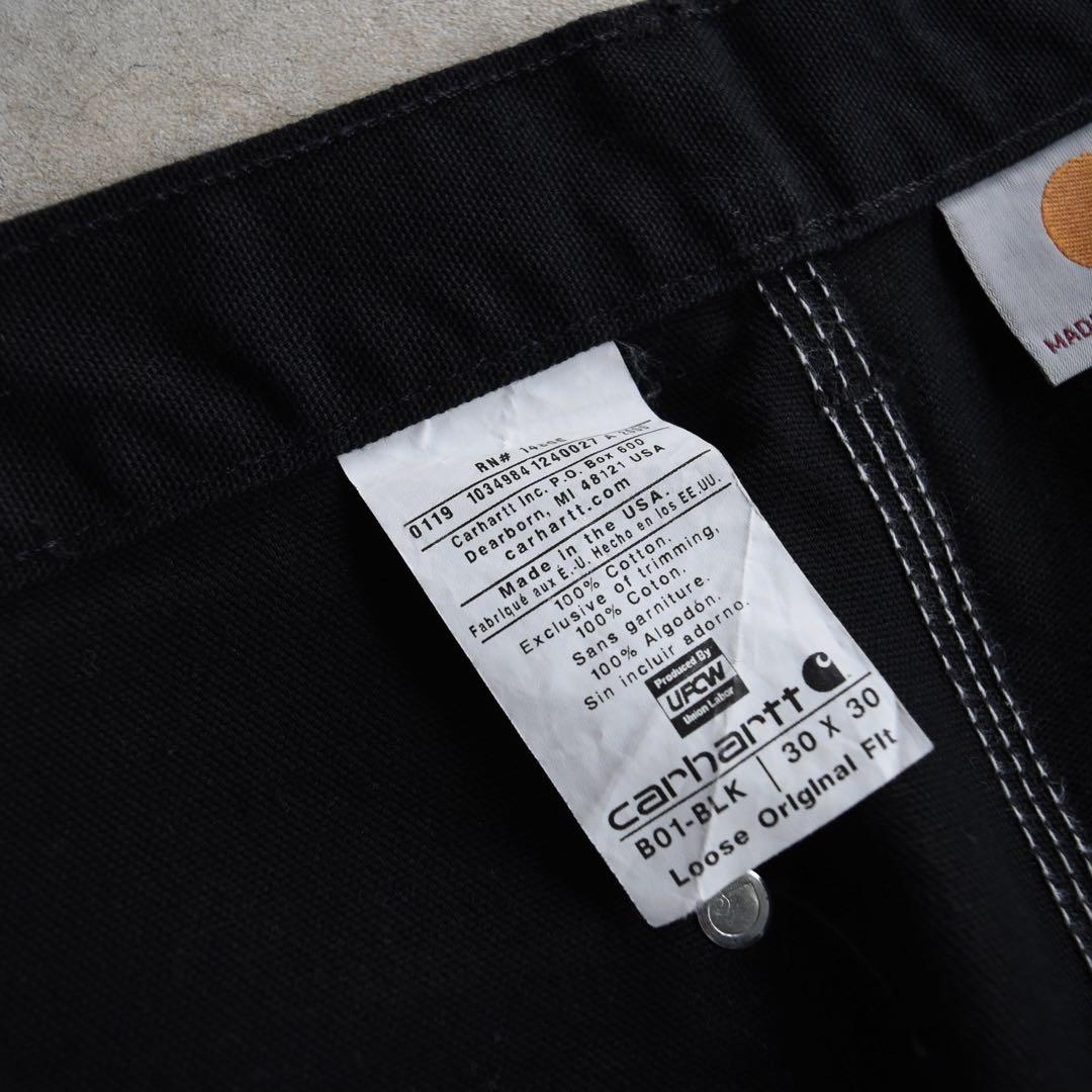 Carhartt カーハート ダブルニーペインター 黒 ブラックW30 USA