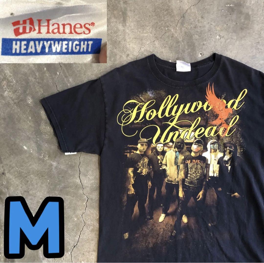T5400 Hanes Hollywood undead アーティストT 古着