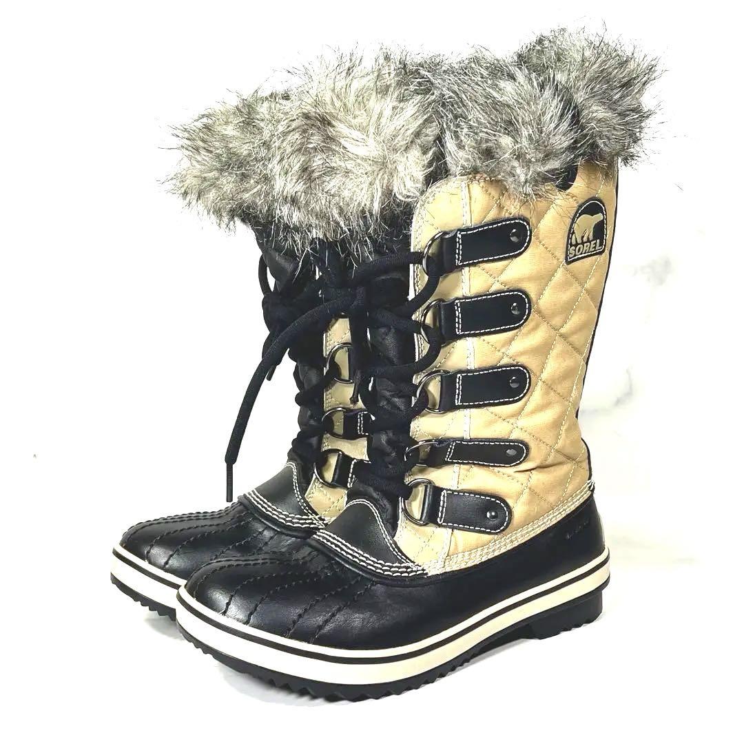 【レア美品】SOREL Tofino Cate WP ブーツ カーキ 24.0