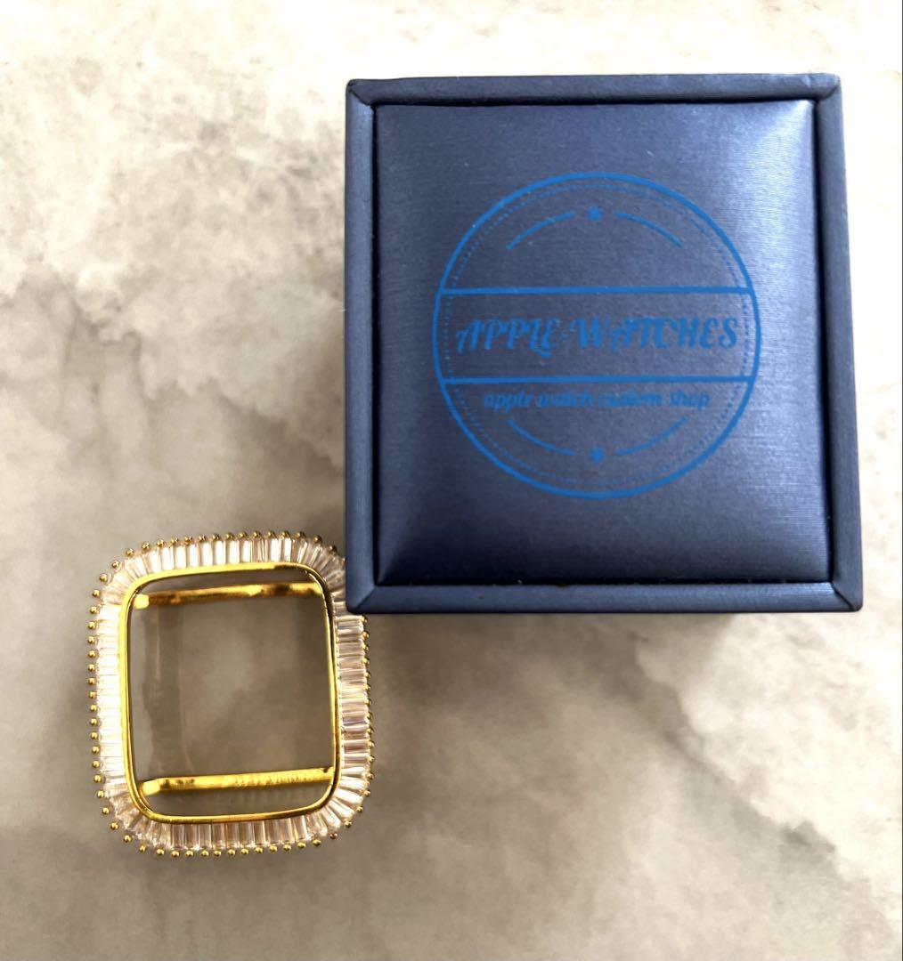 44mm キラキラフレームApple Watchメガバケット CZ