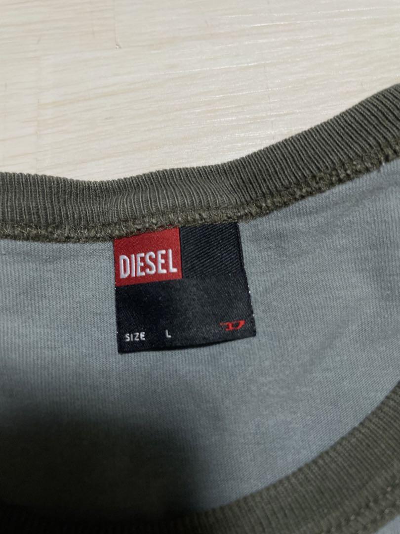 トップス 90's 00's DIESEL Graphic L/S Tee Y2K