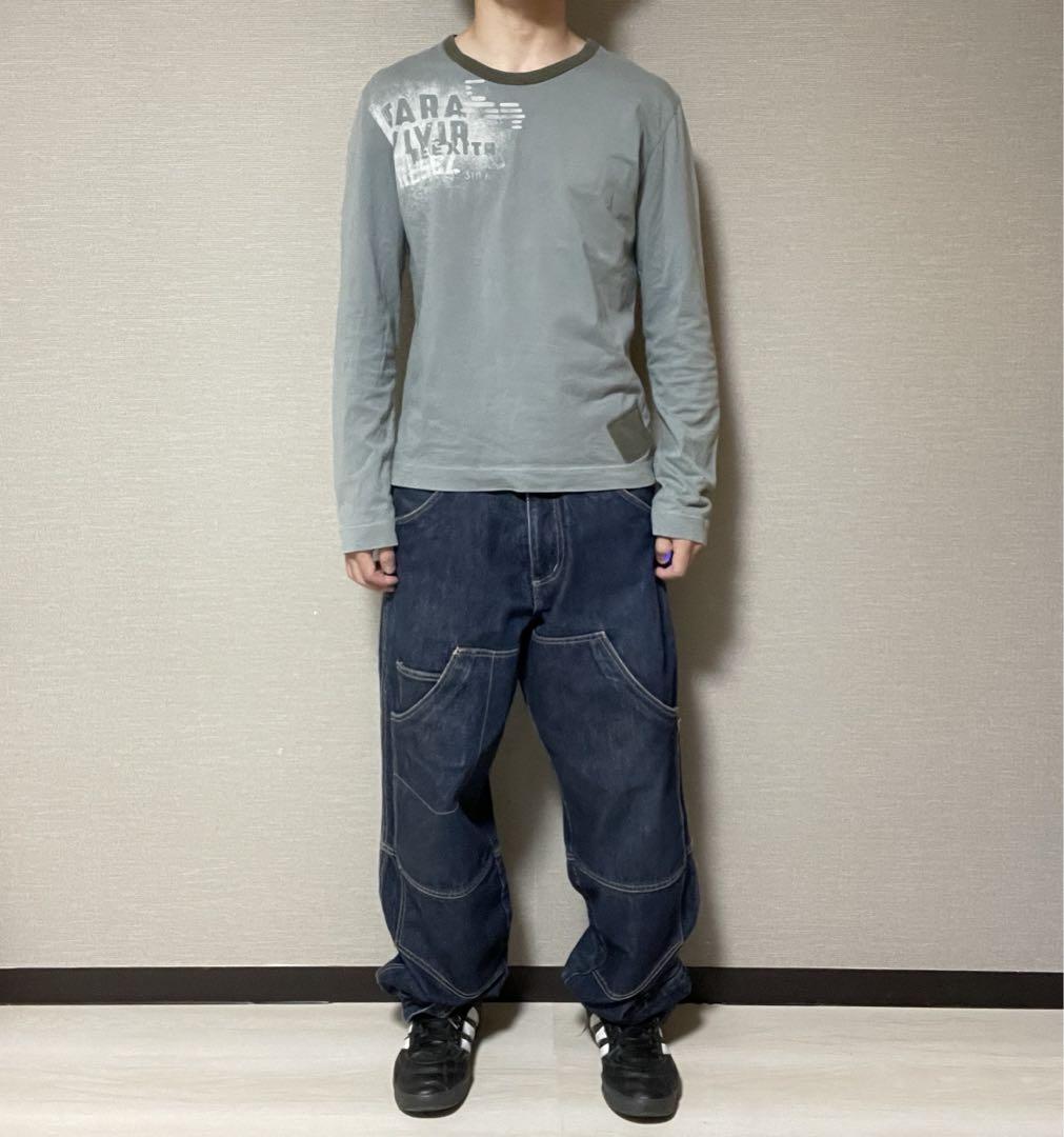トップス 90's 00's DIESEL Graphic L/S Tee Y2K