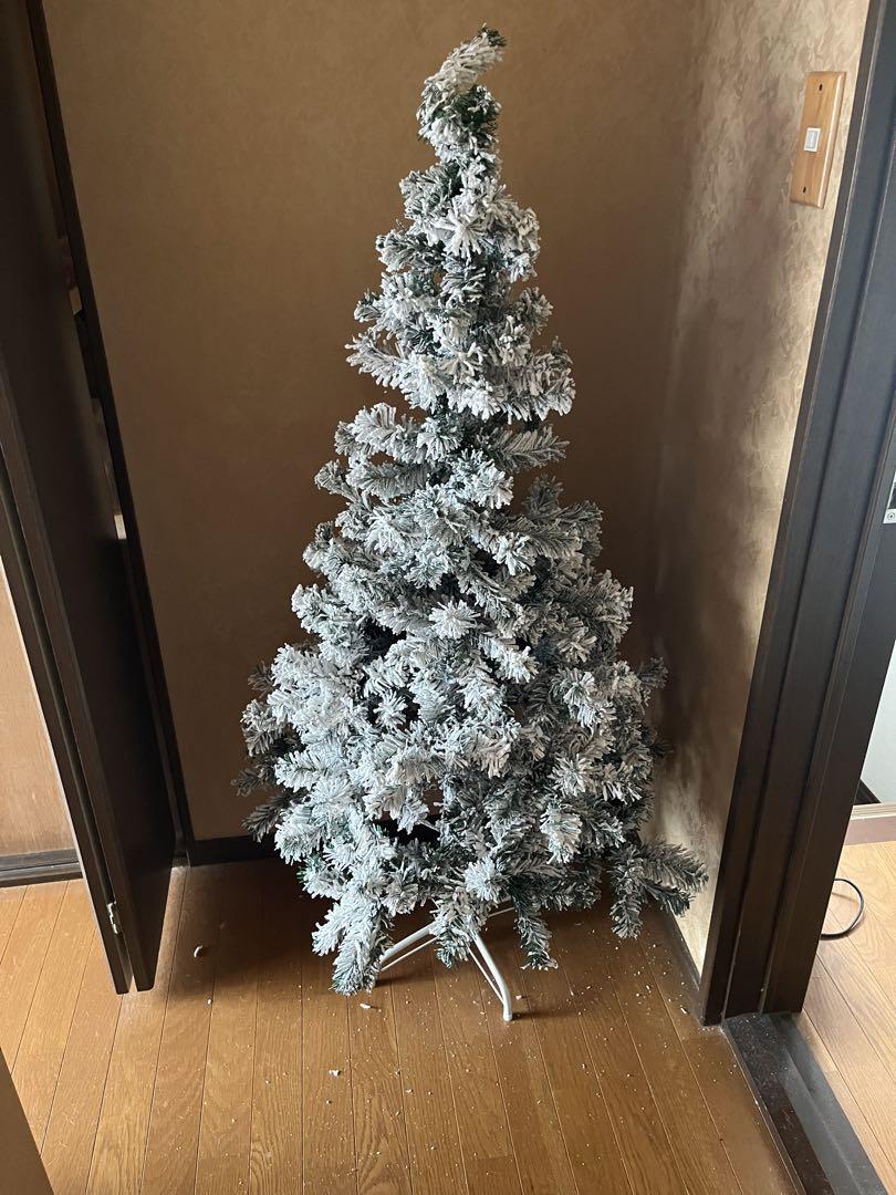 【おまけ付き】白いクリスマスツリー 約150㎝