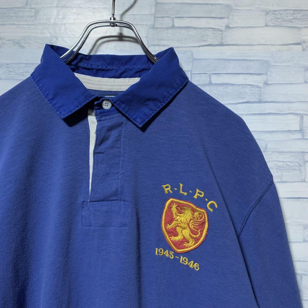 「数量限定 在庫処分セール」 90s ワッペンラガーシャツ ナンバリング ポロバイラルフローレン ウェア