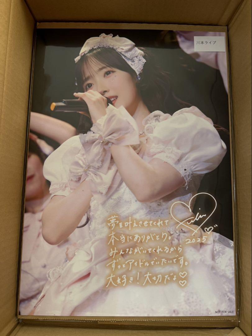 きゅーすと 川本笑瑠 オン特A3ポスター - メルカリ