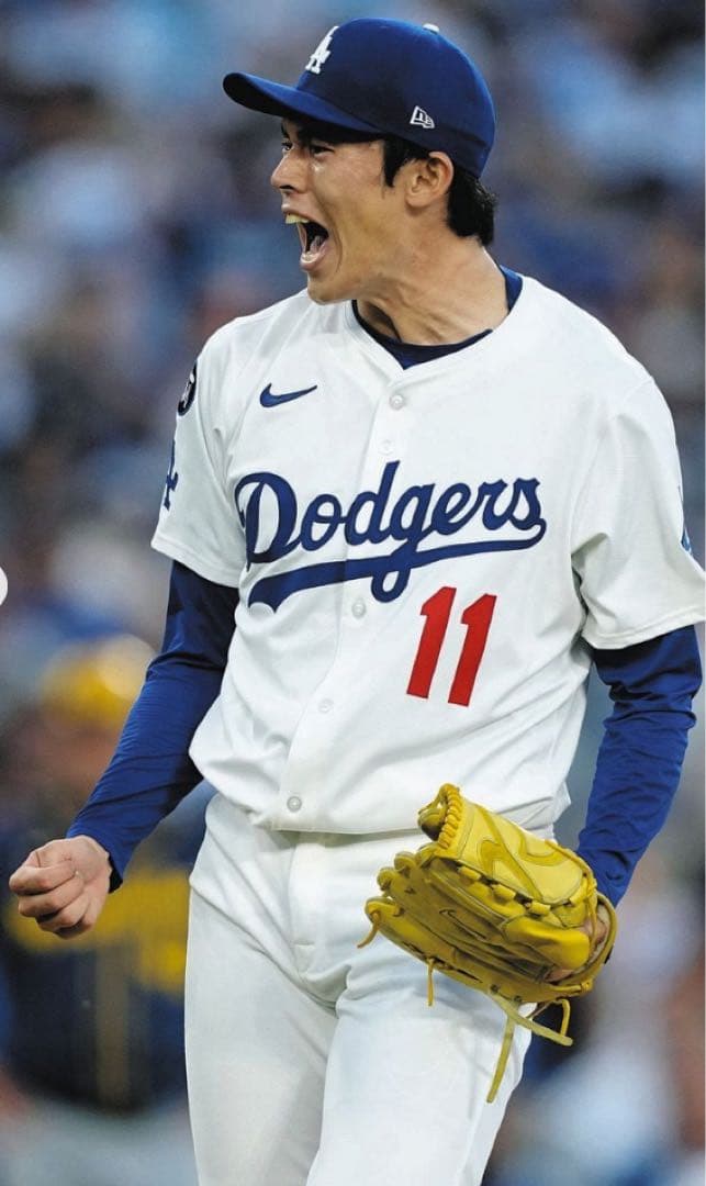 佐々木朗希ドジャースホームユニフォームLサイズ