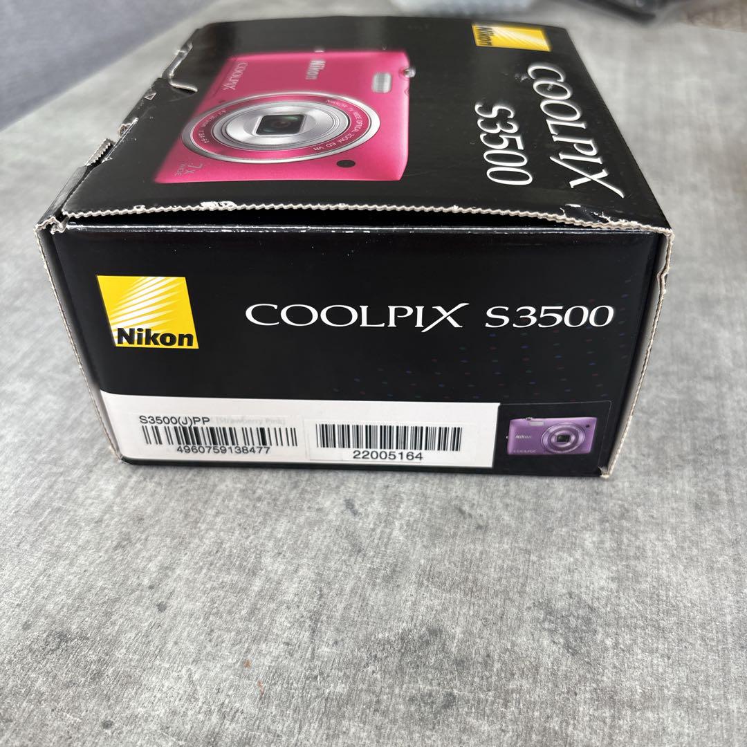 【美品】Nikon COOLPIX S3500 パープル　動作確認済