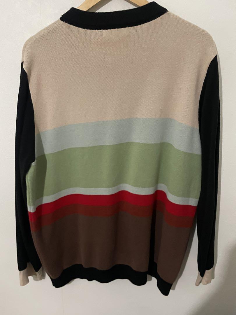 トップス 22aw TTT MSW Border knit Cardigan