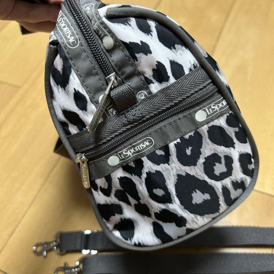 レスポートサック　メゾンドリーファー　ヒョウ柄ショルダーバッグ