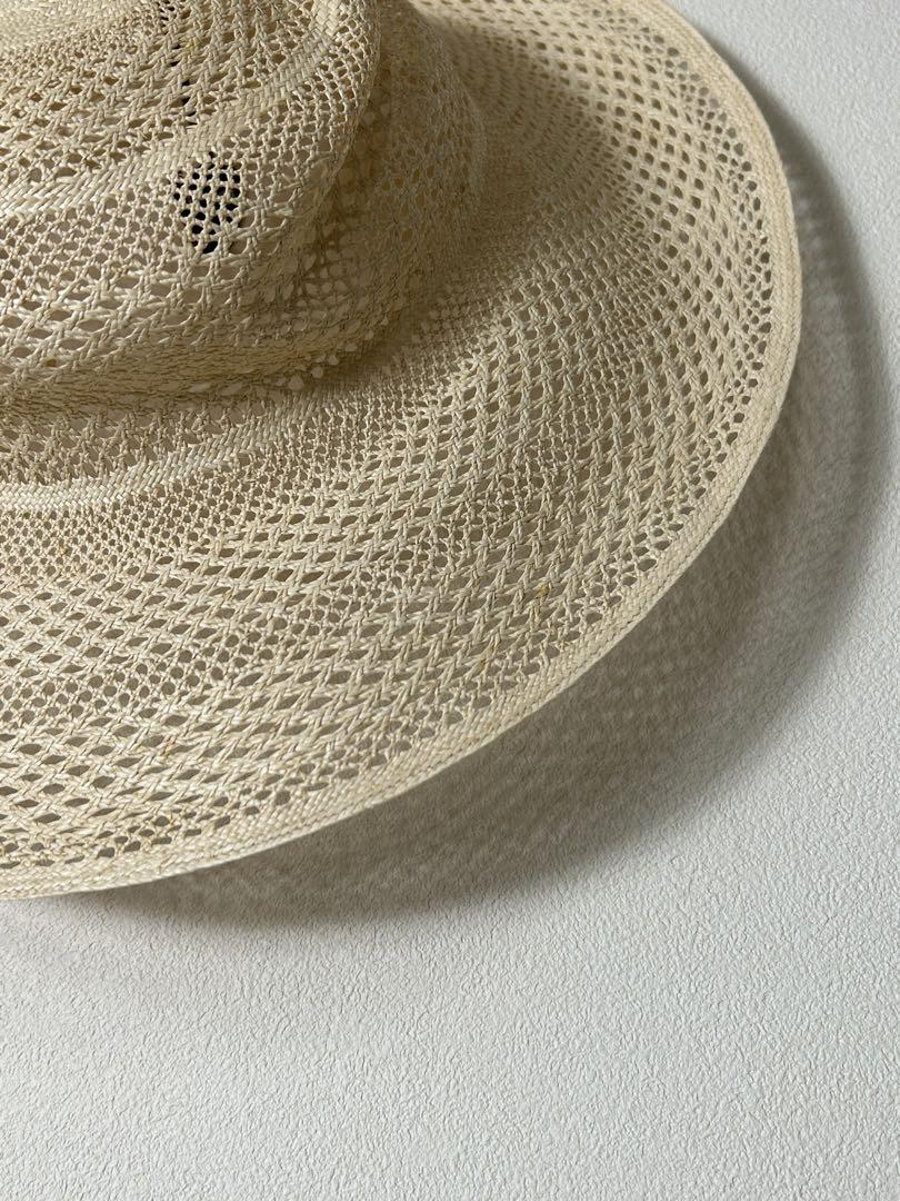 H78 used vintage 麦わら帽子 ペーパー ハット hat