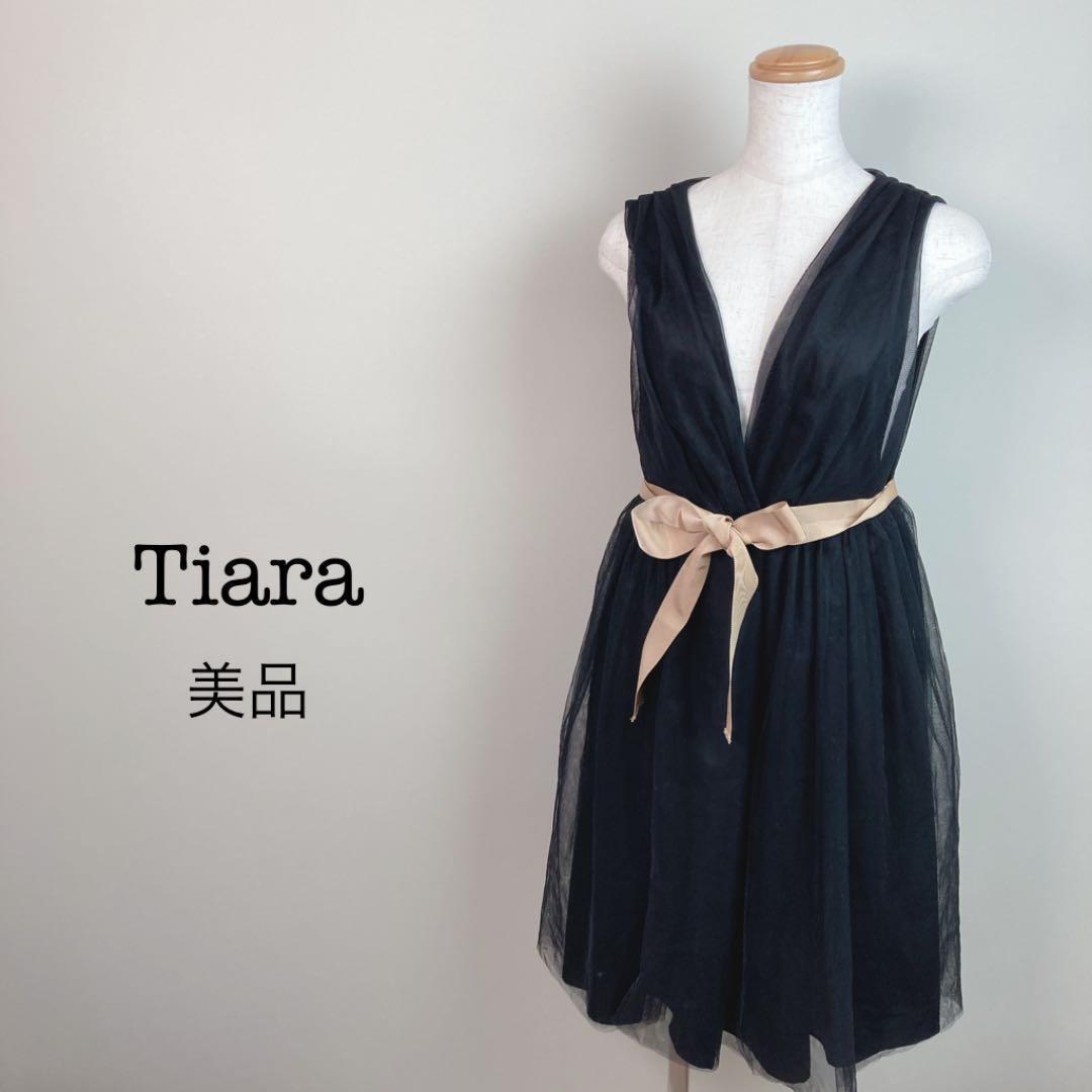 美品Tiara ティアラ 黒 チュールスカート パーティー お呼ばれ ワンピース - メルカリ 美品Tiara ティアラ 黒 チュールスカート パーティー お呼ばれ ワンピース - メルカリ