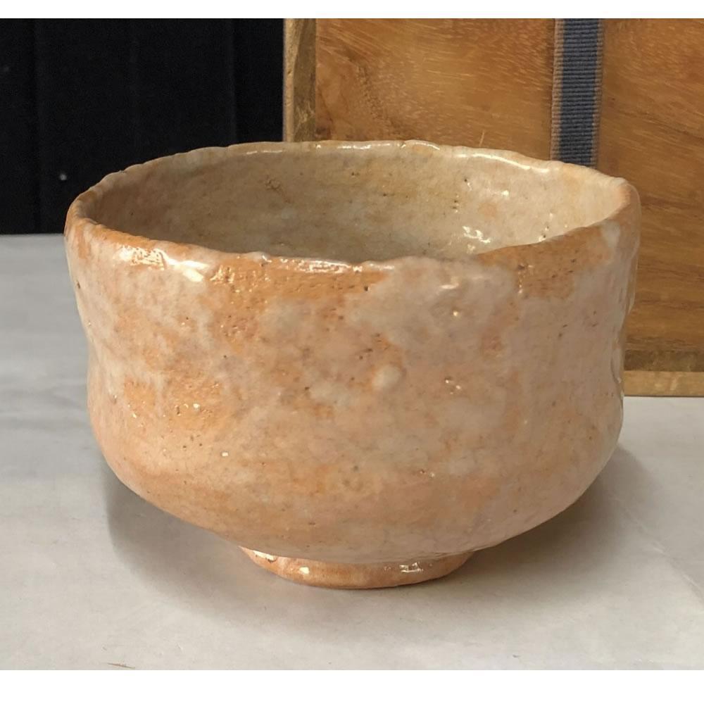 e2835 楽茶碗 木箱入り 楽焼 抹茶碗 茶道具