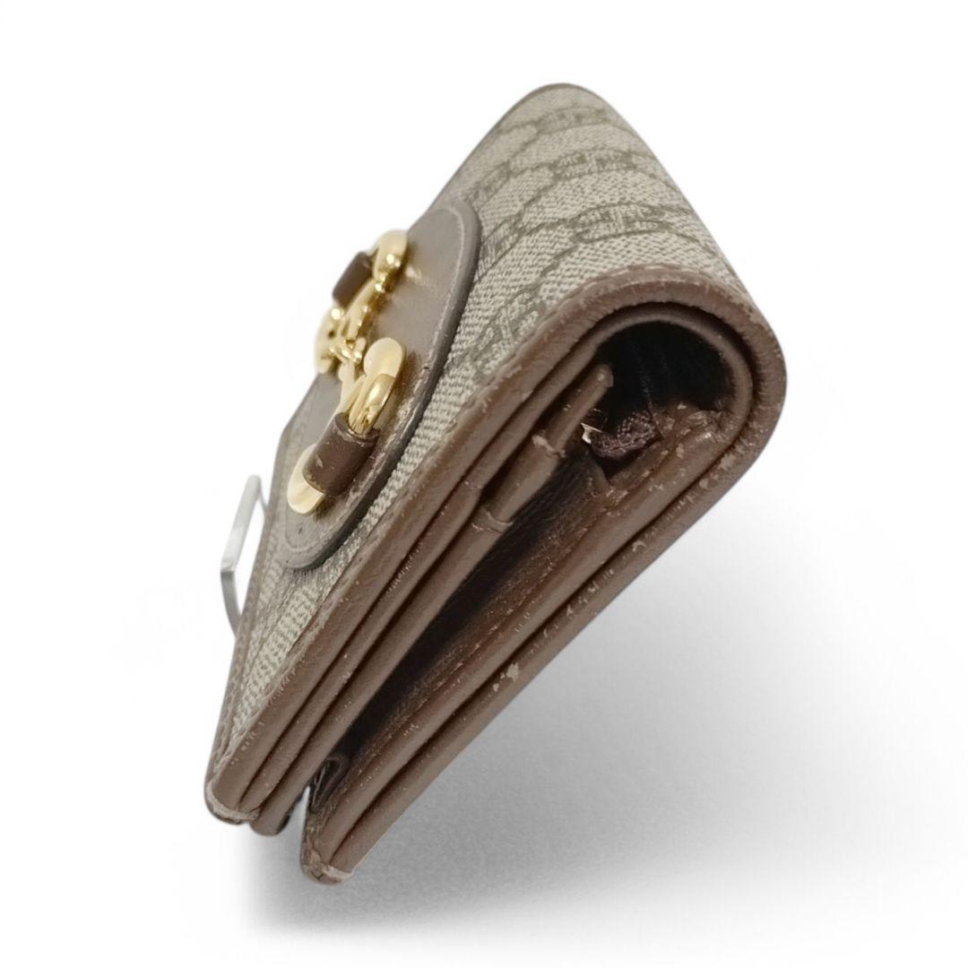 【現行品】 GUCCI ホースビット 1955 ミニウォレット コイン&紙幣入