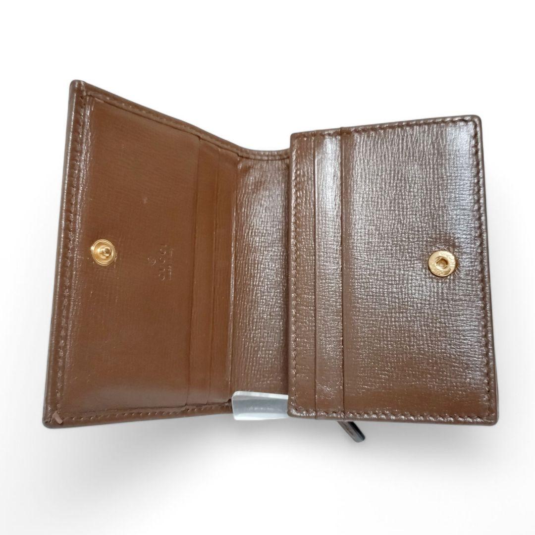 【現行品】 GUCCI ホースビット 1955 ミニウォレット コイン&紙幣入