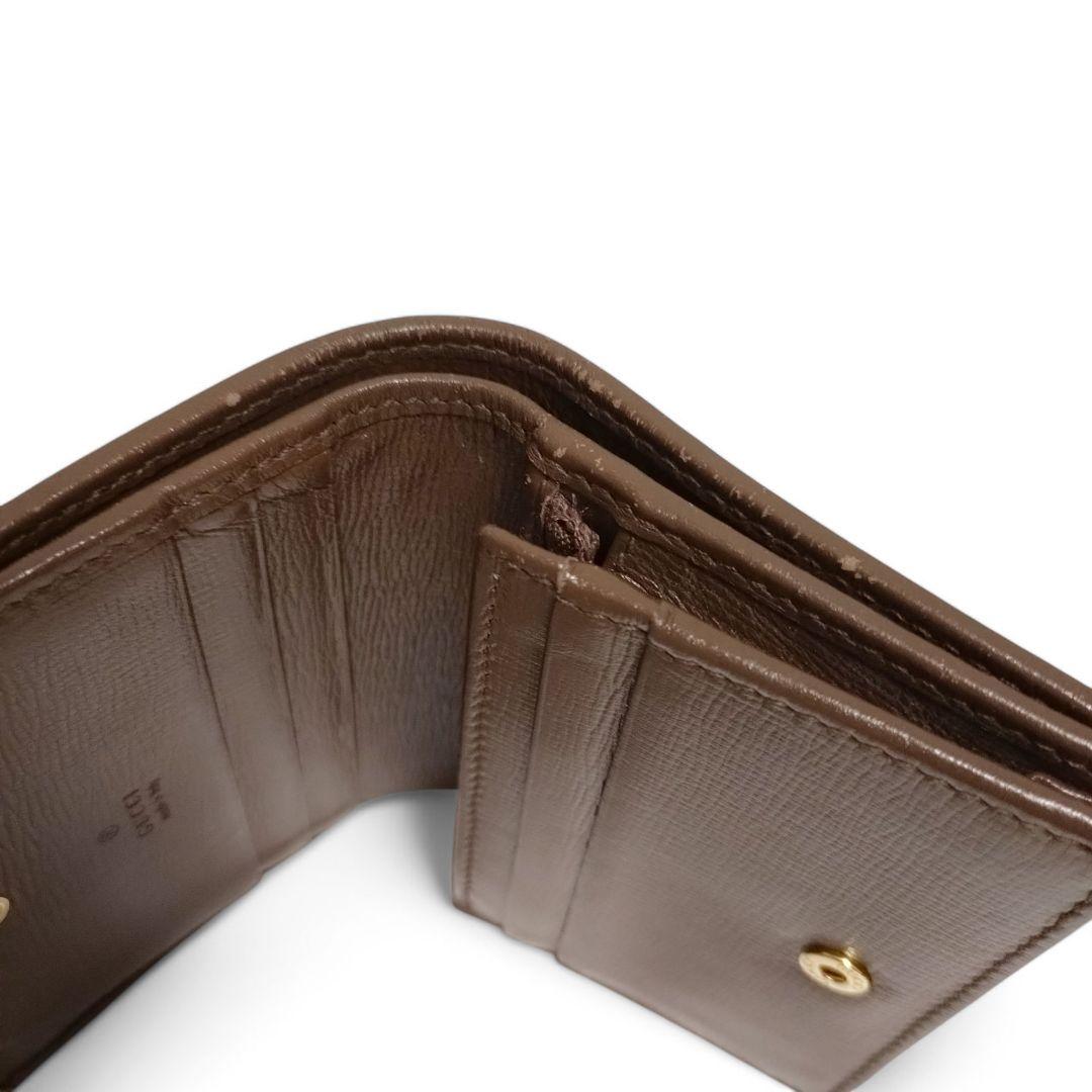 【現行品】 GUCCI ホースビット 1955 ミニウォレット コイン&紙幣入
