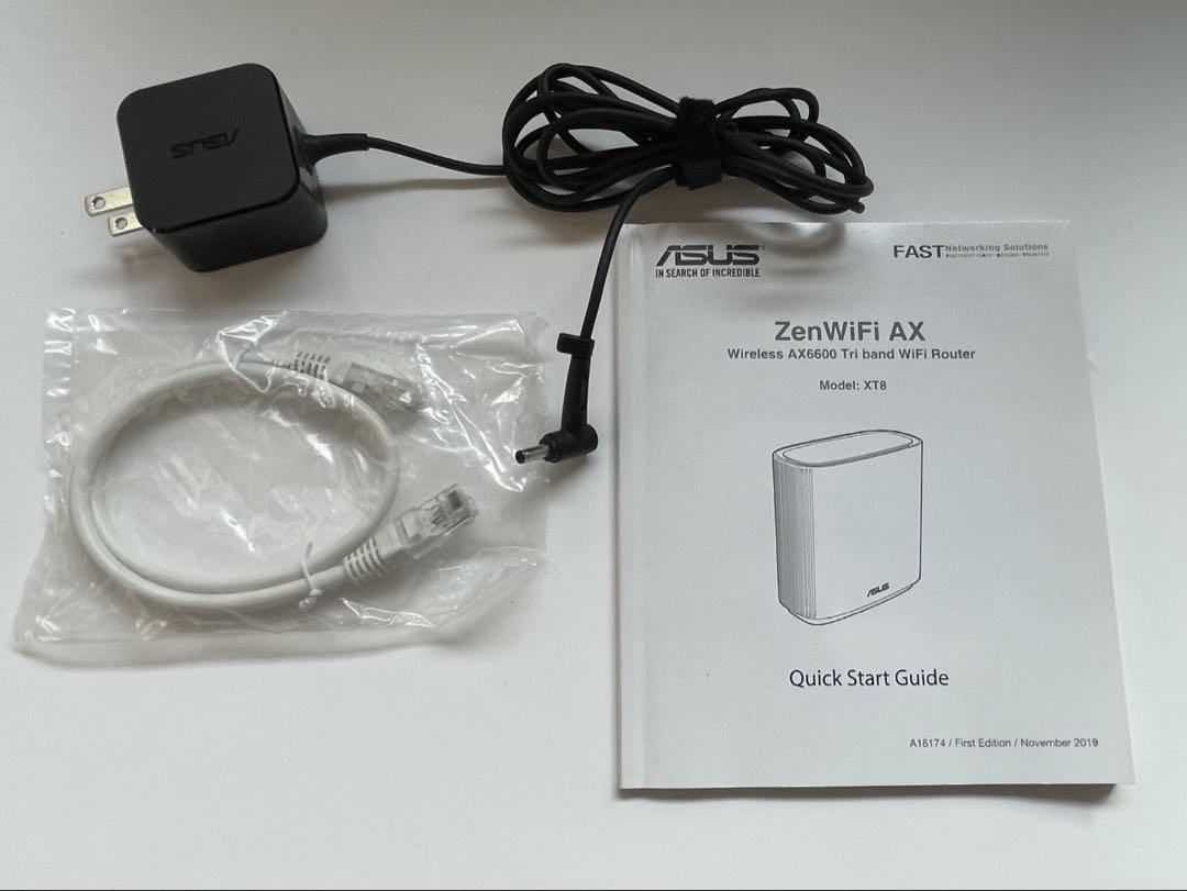 ASUS WiFi 無線 ルーター WiFi6　ZenWiFi AX (XT8)