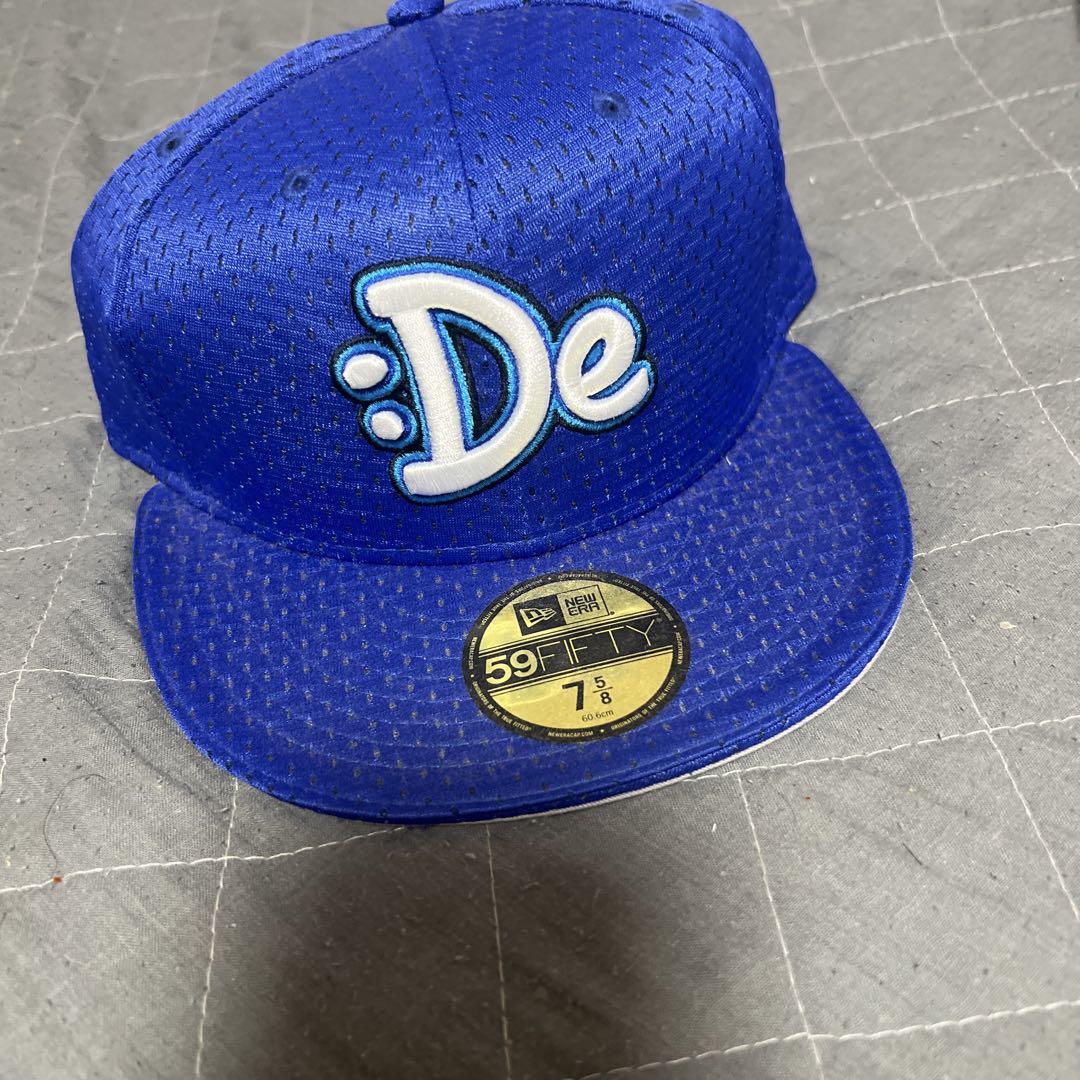 【タグ付】New Era キャップ　横浜DeNAベイスターズ　7 5/8 59FIFTY 横浜DeNAベイスターズ ブラック × ホワイト