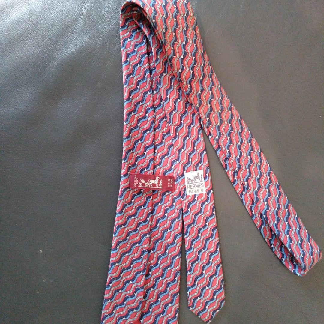 HERMES シルク ネクタイ マルチカラー