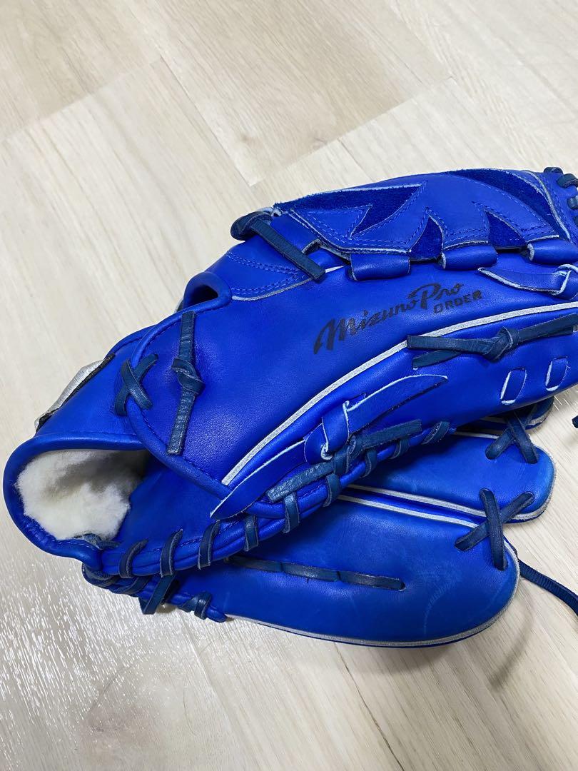 Mミズノプロ 軟式 グローブ 青 田中将大モデル