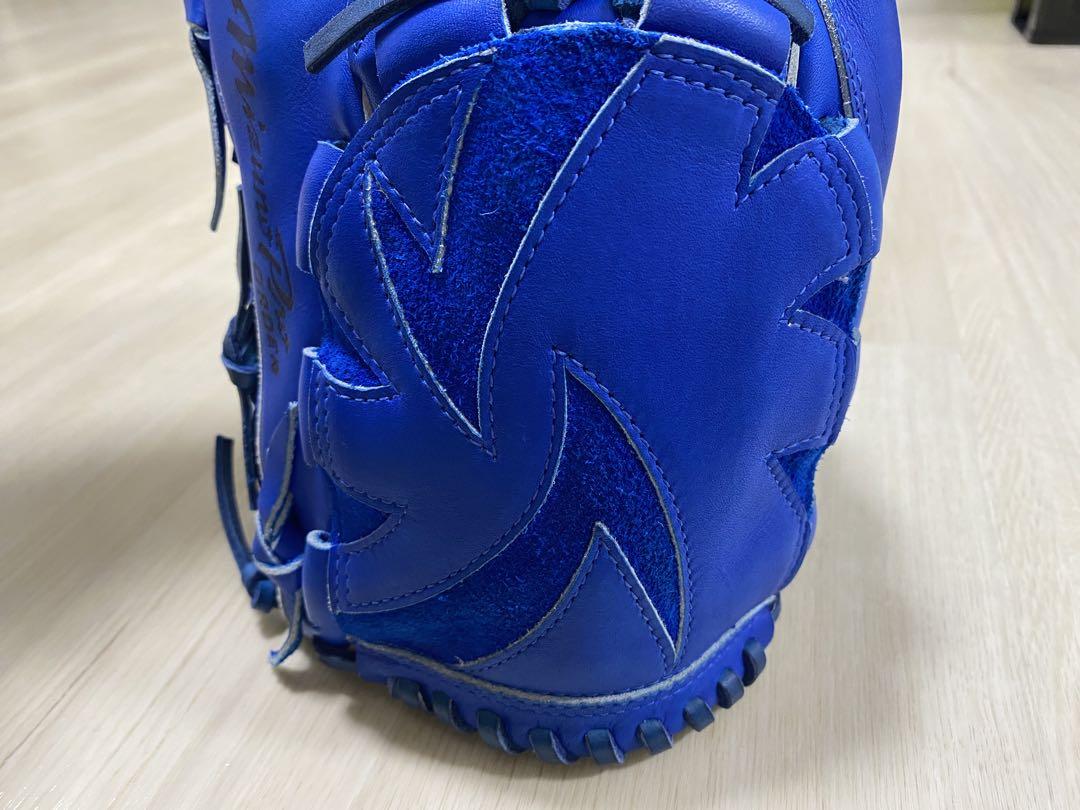 Mミズノプロ 軟式 グローブ 青 田中将大モデル