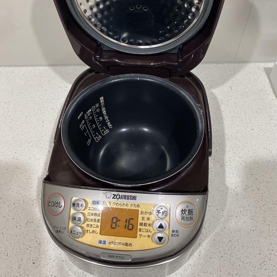 象印 IH炊飯器 プラチナ圧釜　NW-H10J 5.5合 2022年製 象印 IH炊飯器 プラチナ圧釜 NW-H10J 5.5合 2022年製
