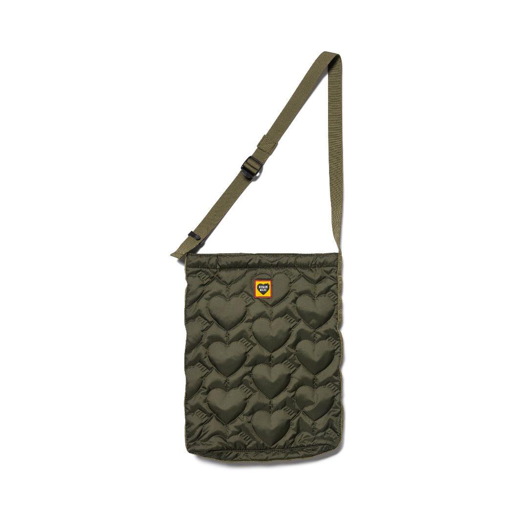 HUMAN MADE HEART QUILTING SHOULDER BAG