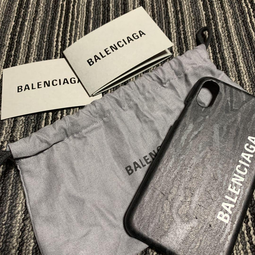 豊富な定番 BALENCIAGA ロゴプリント iPhone XS 木目調 レザーケース TGwZK-m18334458012 SALE新作