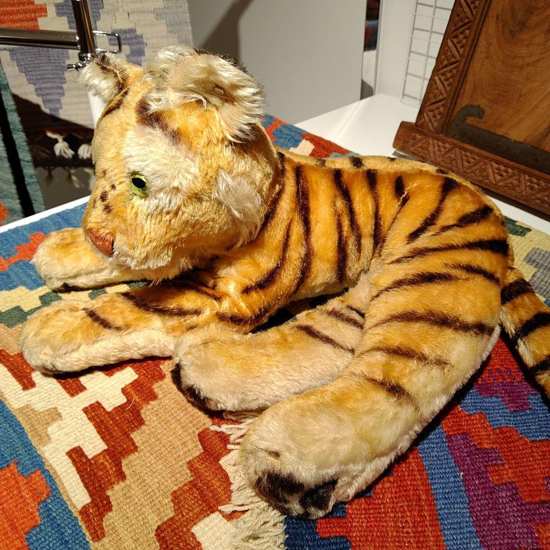 シュタイフ　タイガーのぬいぐるみ Vintage Steiff The Tiger Plush 10