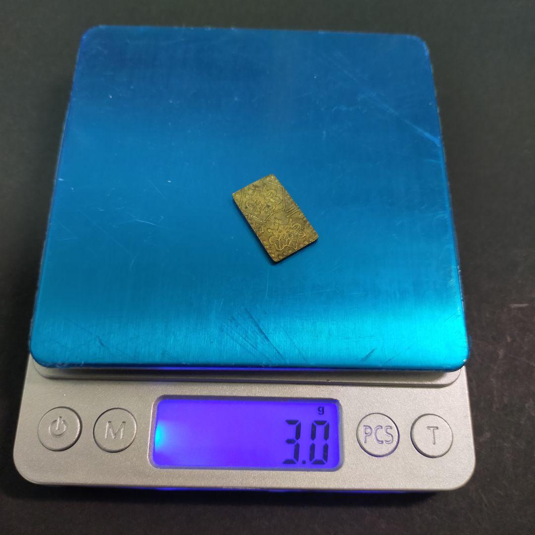 明治二分金 明治二分判金 古銭 （4-93）