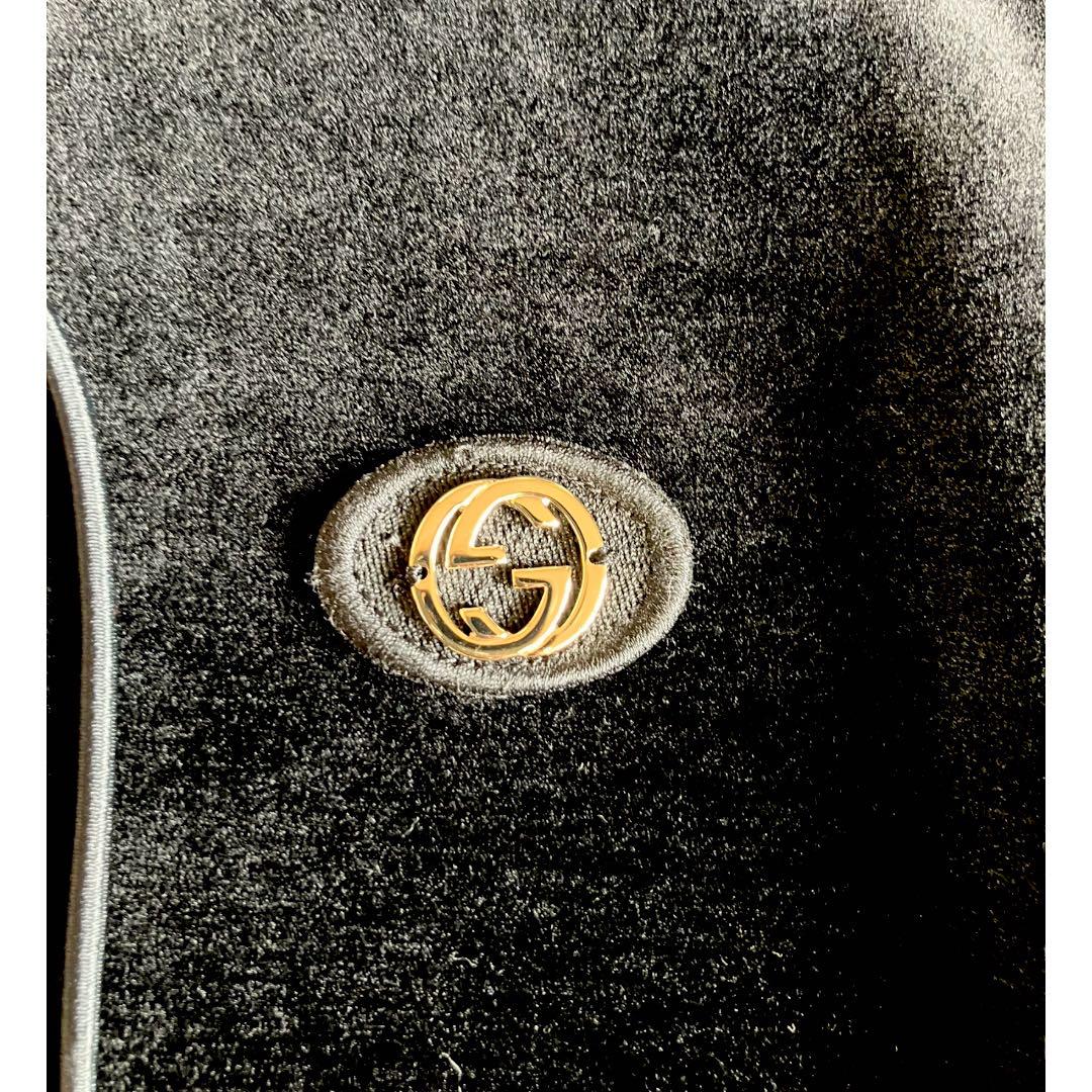 激安超特価 最大80%オフ  ドッキングワンピース 美品】GUCCI ベロア インター 切替 ワンピース
