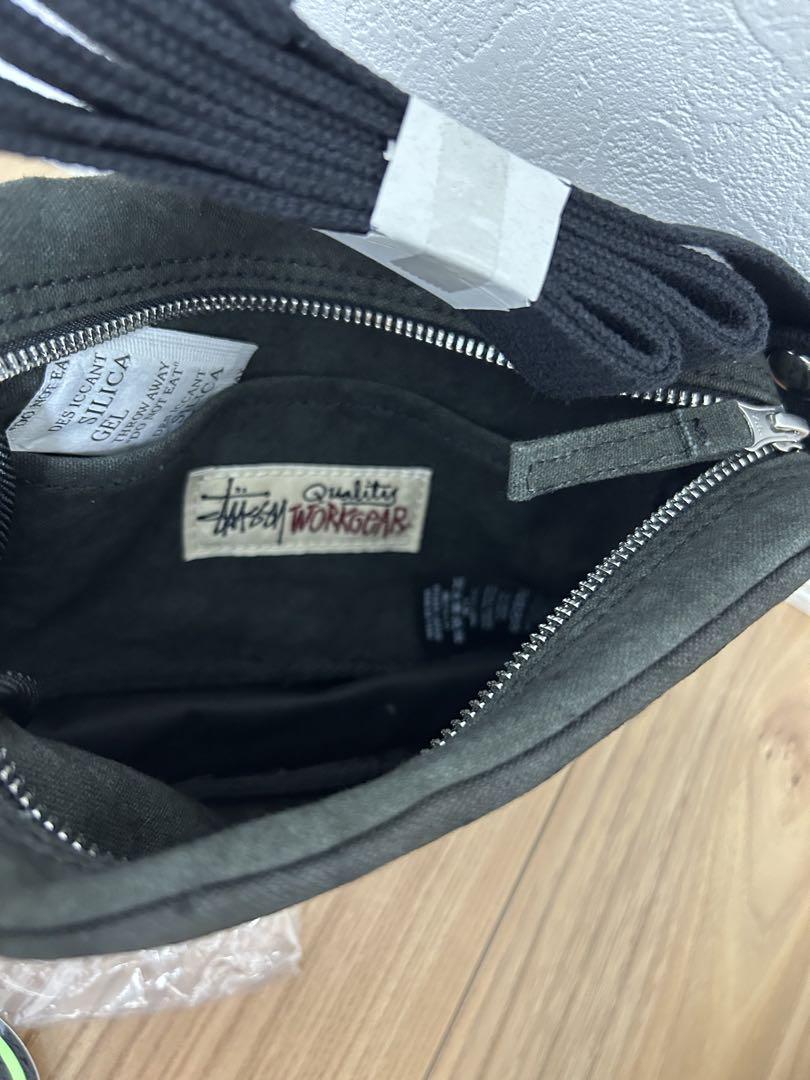 Stussy ショルダーバッグ Washed Balck