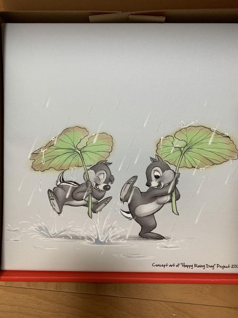 チップ＆デール(Happy Rainy Day) キャンバスアート