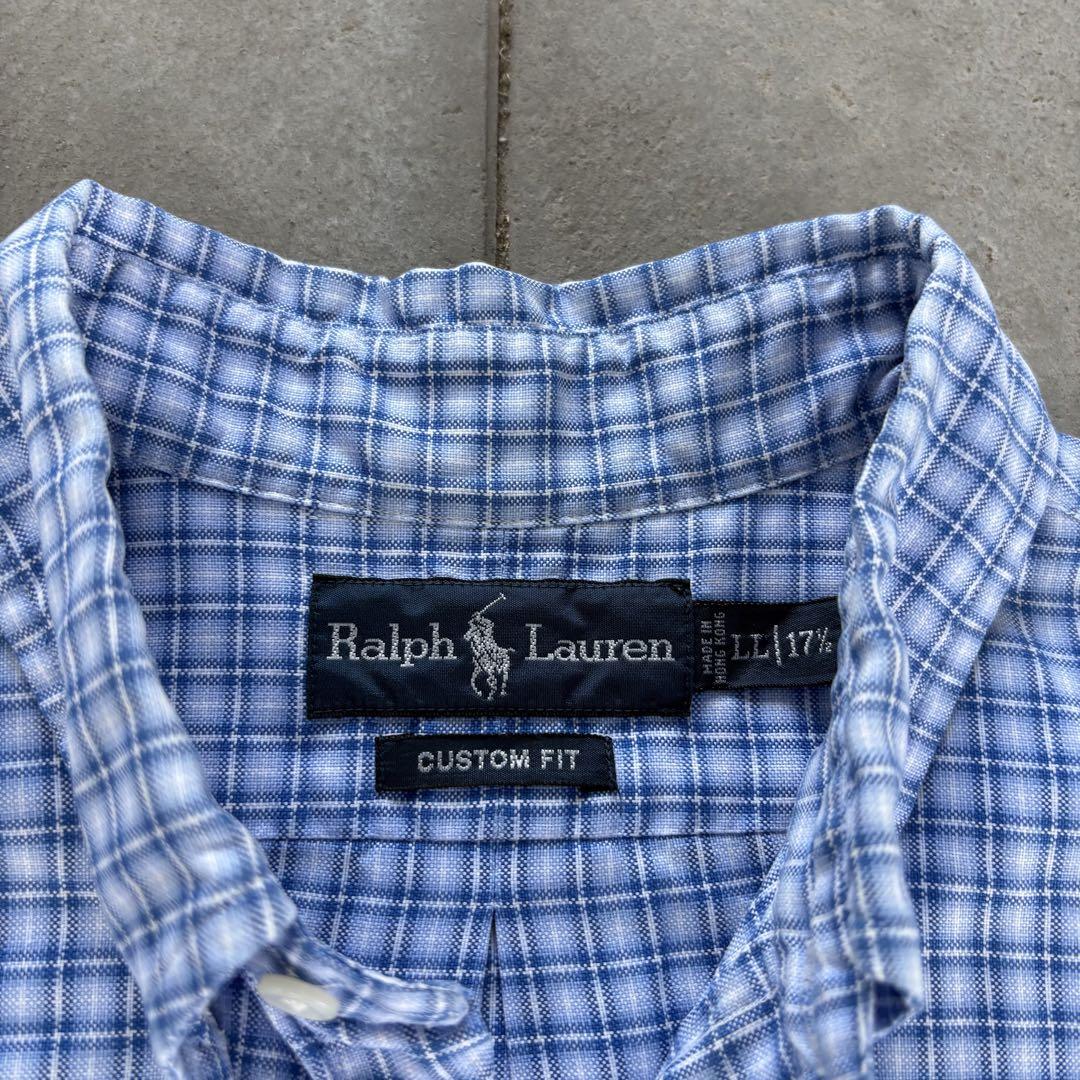 90s Ralph Lauren 短丈 半袖 チェックシャツ city box - メルカリ