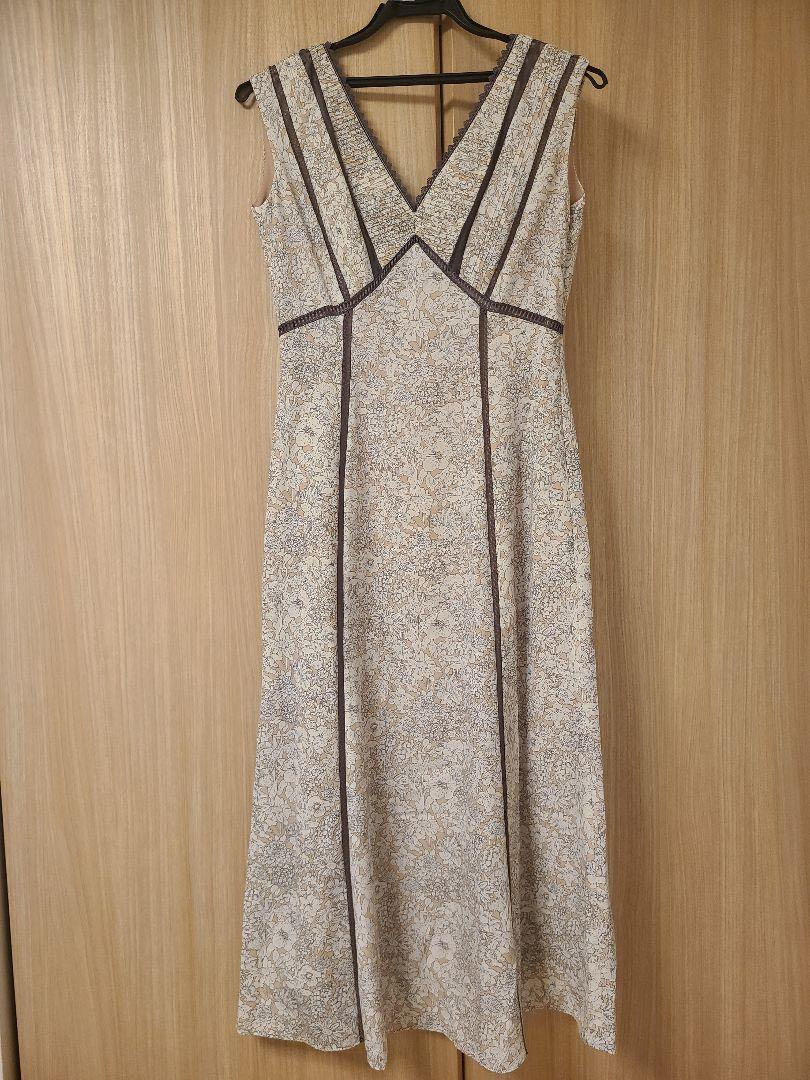 ワンピース Her lip to / Lace Trimmed Floral Dress
