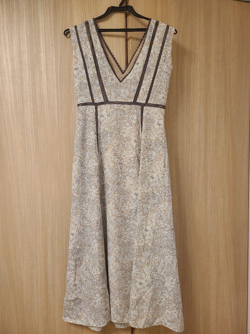 ワンピース Her lip to / Lace Trimmed Floral Dress