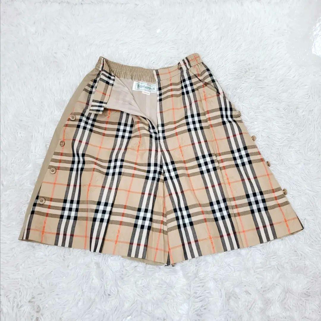 バーバリーズ　スカート風キュロット　2WAY ノバチェック