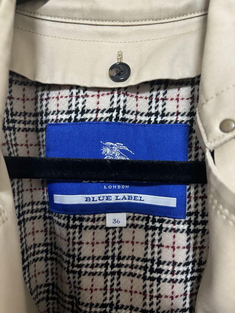 Burberry バーバリー ブルーレーベル トレンチコート 36